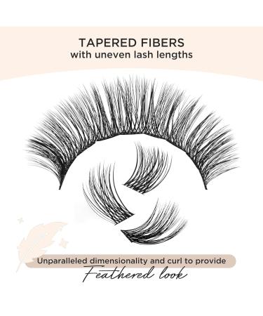 Shop Lashview 144 PCs DIY Cluster Eyelash Extensions - Mega Volume Reusable & Ultra Thin Bands for Soft Volume Look - Buy Online on SooperMarket.com