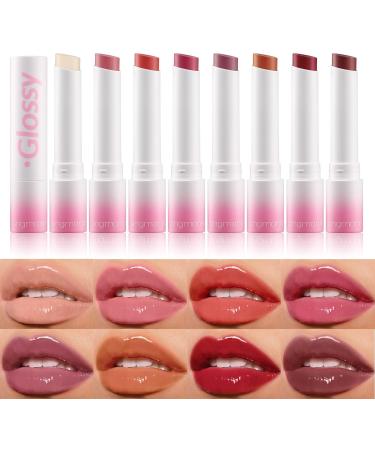 Lip Balm Moisturizing Hydrating Lighten Lip Lines Anti-dry Lip Balm Lip Gloss Makeup Lip Moisturizer Care For Women Lip Gloss - Buy Online on SooperMarket.com