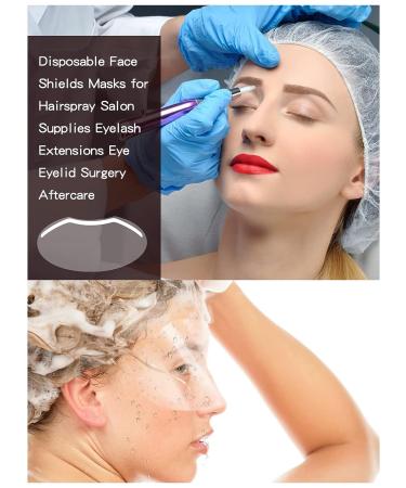 EBANKU 300 PCS Disposable Shower Face Shields for Microblading & Permanent Makeup - Ideal for Salon Eyelid Aftercare - Buy Online on SooperMarket.com