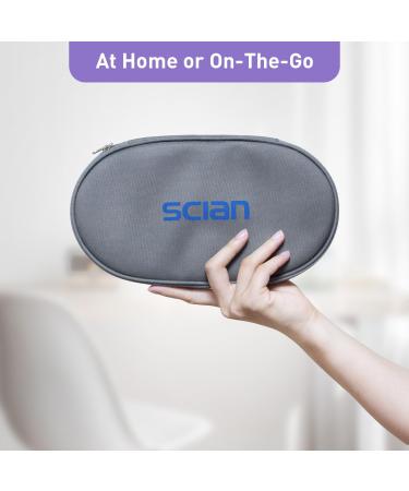 SCIAN Dual Head Stethoscope for Nurses & Doctors | Classic Stainless Steel Home Diagnostics | Medical Supplies with Carrying Bag - Pearlescent Purple - Buy Online on SooperMarket.com
