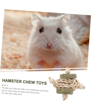 Kisangel Wooden Hamster Chewing Playthings Bunny Treats Oral Biting Playthings - Buy Online on SooperMarket.com