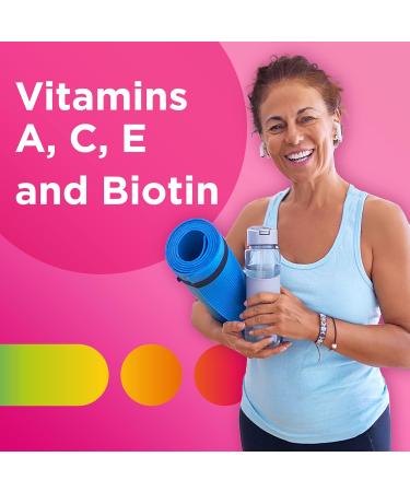 Centrum MultiGummies Multi+Beauty Multivitamin Gummies Hair Skin & Nails Vitamins for Men & Women Cherry Berry and Orange Flavours 90 Gummies (Packaging May Vary) - Buy Online on SooperMarket.com
