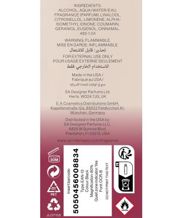 Jennifer Lopez Live Body Mist 240ml (8fl oz) Duo Pack (2 Pack) Live 8.00 Fl Oz (Pack of 2) - Buy Online on SooperMarket.com