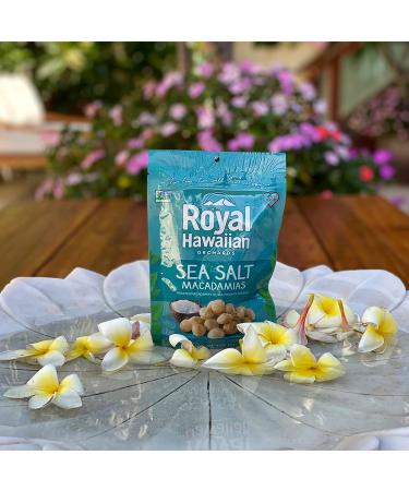 Royal Hawaiian Orchards Sea Salt Macadamia Nuts 4oz (Pack of 6) - 24oz Total - Buy Online on SooperMarket.com
