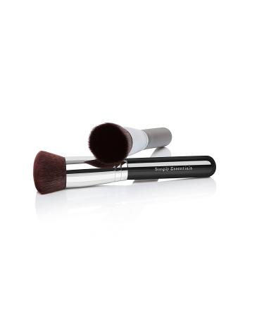 Round Kabuki Makeup Brush for Liquid, Cream, Mineral & Powder Foundation - Prime Quality Design with Carrying Case & E-Book - Buy Online on SooperMarket.com
