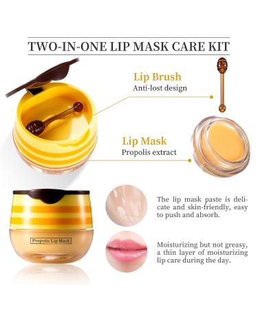 LSxia Bee Balm Honey Lip Mask - Hydrating & Moisturizing Lip Care for Dry Cracked Lips - Buy Online on SooperMarket.com