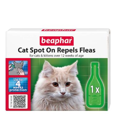 Beaphar Cat Spot On Four Week Protection Flea Repel Solution