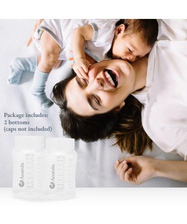 Ameda MYA Breast Pump Parts Replacement Bottles - 2 Count, Bottles ONLY - Buy Online on SooperMarket.com