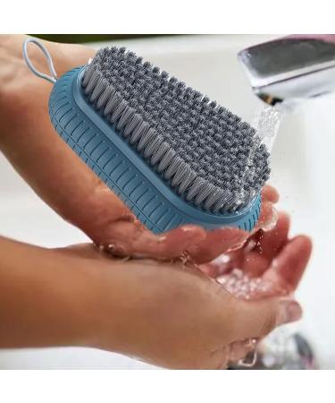 Facynde Nail Brushes for Cleaning | Multi-Purpose Hand & Nail Cleaning Brush for Manicure | Dark Blue Nail Cleaning Tool - Buy Online on SooperMarket.com