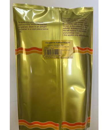 Macadamia Nuts Roasted and Lightly Salted - 450G - Freshly Roasted - Naturally Buttery - Buy Online on SooperMarket.com