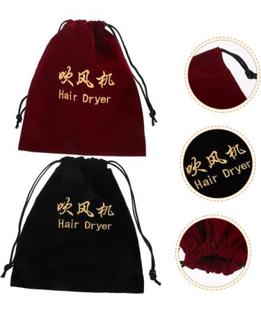 Sosoport 2pcs Hair Dryer Storage Bag Duffle Bag for Travel Styling Tools Appliances Travel Bag Hotel Supplies - Buy Online on SooperMarket.com