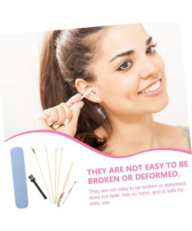 Ear Cleaning Kit - Bamboo Ear Pick Set for Ear Wax Removal | Spiral Cleaner and Ear Picker Tool Set - Buy Online on SooperMarket.com