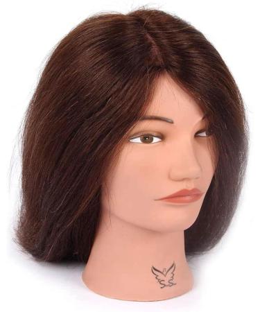 16 Inch Female Adjustable Tailor Puppet & Training Head Hazy Mannequin for Cosmetics & Hair Styling - Buy Online on SooperMarket.com