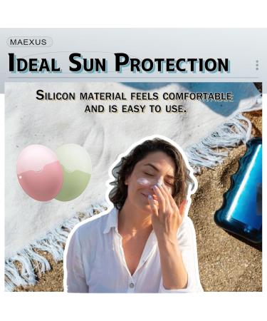 MAEXUS Sun Cream Applicator Child Sun Cream Roller Refillable Portable Sunscreen Applicator for Even Coverage Water Activities Pink - Buy Online on SooperMarket.com