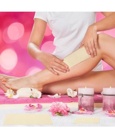 300 Pcs Natural Muslin Epilating Face Wax Strips for Hair Removal - Precut Waxing Strips for Women and Men - Body and Facial Cotton Wax Cloth Strip (4 x 1.5 Inch, 8 x 2.8 Inch) - Buy Online on SooperMarket.com