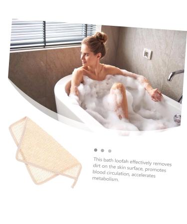 FRCOLOR 5pcs Body Towels Set - Exfoliating Bath Scrubbers for Shower, Travel, and Face - Ramie Square Scarf - 28x25cmx5pcs - Buy Online on SooperMarket.com