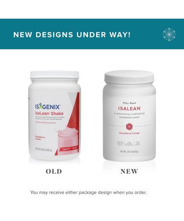 Isagenix IsaLean Shake - Superfood Meal Replacement for Healthy Weight & Lean Muscle Growth - 826g - Strawberry Cream - Buy Online on SooperMarket.com