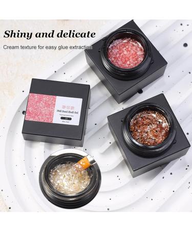 Buy Glitter Gel Nail Polish Set - 8 Sparkly Soak Off UV Gel Colors for DIY Nail Art | International Shipping Available - Buy Online on SooperMarket.com