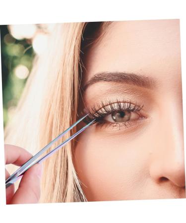Buy 2 Sets of Colorful Stainless Steel Eyelash Tweezers - 13x1cm Perfect for Lengthening - International Shipping Available - Buy Online on SooperMarket.com