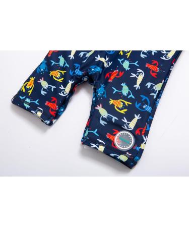 BONVERANO Baby Boy Sunsuit/Swimsuit UPF 50+ Sun Protection with Cap | 12-18 Months Shrimp - Buy Online on SooperMarket.com