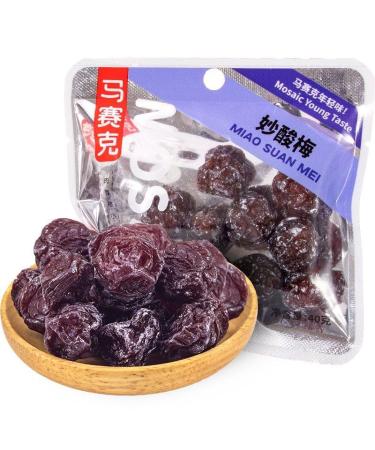 Sweet and sour preserved plum candied fruits dried plum specialties casual snacks sour and sweet plums delicious snacks and snacks Preserved fruit dried fruit (Sour plum 40g)