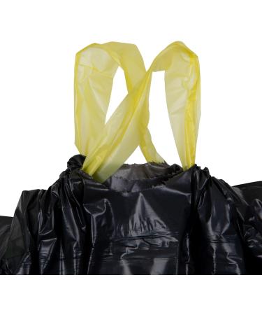 Strong 60L Drawstring Garbage Bags - Extra Wide Black (68x73 cm) - Bulk Options (50-2000 bags) - Best eCommerce Choice - Buy Online on SooperMarket.com