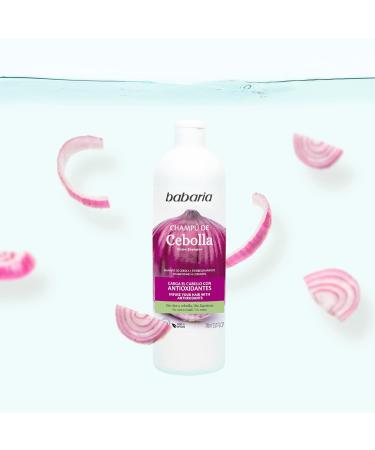 Babaria Onion Shampoo - No Smell No Tears - Purifying Antioxidant Improves Hair Growth Hydration & Shine - 23.66 oz - International Shipping Available - Buy Online on SooperMarket.com