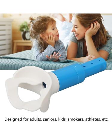 Kadimendium Breathing Exerciser  Breathing Trainer Professional Portable Lung Recovery Adjustable for Swimmers for Indoor(Blue) - Buy Online on SooperMarket.com