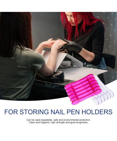 Buy Lurrose 4-Piece Nail Pencil Holder & Makeup Brush Rack - Durable ABS Cosmetic Stand for Eyeliner & Manicure Tools - International Shipping Available - Buy Online on SooperMarket.com