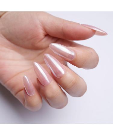 PrettyDiva Glazed Donut Chrome Powder - High Gloss Pearlescent Nail Art Powder for DIY Nail Designs (1g/Jar - Buy Online on SooperMarket.com