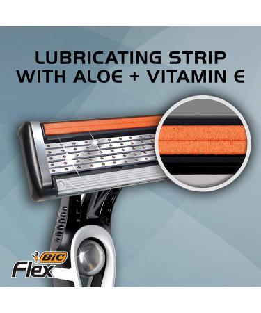 BIC Flex 5 Men's 5-Blade Disposable Razor 6 Razors - Pack of 3, White - 2 Count - Buy Online on SooperMarket.com