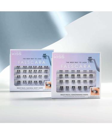 KISS Falscara DIY Eyelash Extensions - Featherlight Synthetic Reusable Lashes (Multi 01) - Buy Online on SooperMarket.com