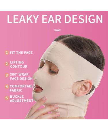 Vesone Double Chin Reducer Device | Reusable Face Sculpting Strap | Chin up Masque for Double Chin Reduction Slimming Face Strap for Women and Men - Buy Online on SooperMarket.com