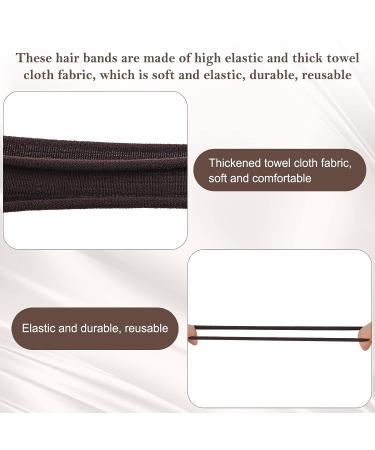 100PCS 2 Dark Hair Ties for Women - Seamless Thick Hair Bands, Elastic Ponytail Holders - No Damage Hair Ties in Dark Colors - Buy Online on SooperMarket.com