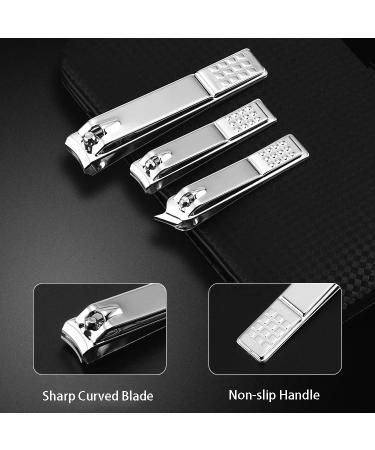 20-Piece Stainless Steel Manicure & Pedicure Kit with Travel Case - Buy Online on SooperMarket.com