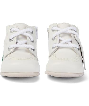 Kickers Unisex Kids Kick Hi Leather Ankle Boot - 2 UK Child, White - Buy Online on SooperMarket.com