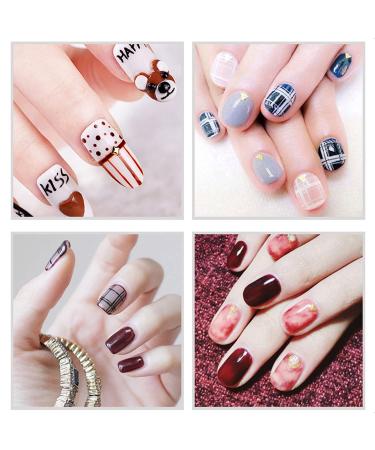 8 Pieces Gel Nail Brush Set - Acrylic & UV Gel Nail Art Brushes for Painting & Manicure - Professional Nail Design Accessories - Buy Online on SooperMarket.com