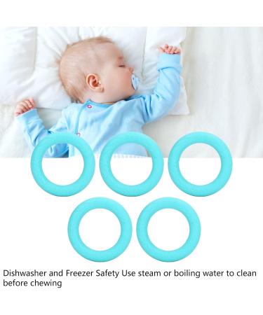 Flexible Teething Bracelet Ring - Soft Teething Relief for Home & Travel (Turquoise Green) - Buy Online on SooperMarket.com