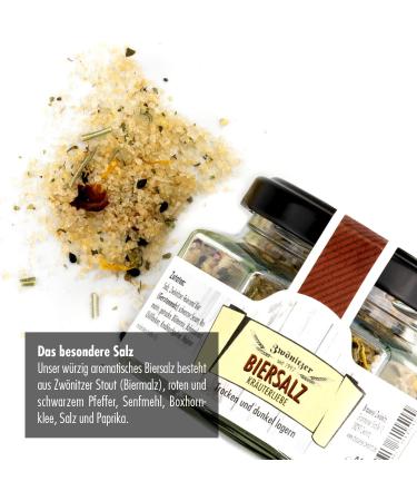 Brauerei Zw nitz Beer Salt - Gourmet Spice Mixture | Perfect Gift for Beer Lovers & Men | Ideal Grill Seasoning & Unique Beer Gift - Buy Online on SooperMarket.com