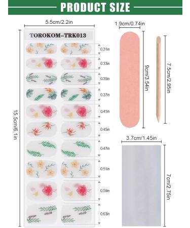 Semi Cured Gel Nail Strips in Red - Long Lasting Waterproof Nail Polish Wraps - Includes Cuticle Stick, File, Wipes & Sealing - UV/LED Lamp Required - Buy Online on SooperMarket.com