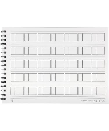 HG Art Concepts Painters Color Diary - 9x12 Spiral-Bound Swatch Book for Watercolor & Mixed Media - Buy Online on SooperMarket.com