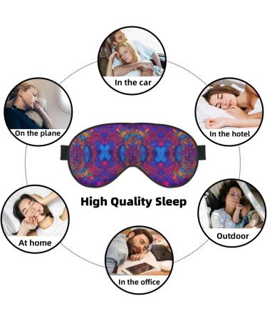 Buy Tie Dye Hippie Soft Sleep Eye Mask - Breathable Travel Eye Patch for Relaxation - Perfect for Women - Buy Online on SooperMarket.com