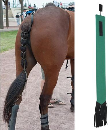 Tail Bag with Fringe Horse Tail Protector Guard Nonwoven Fabric Waterproof Breathable Horse Tail Bag (Green) - Buy Online on SooperMarket.com