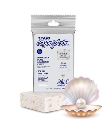 Mother of Pearl Soap Sponge - Cleansing Shower Scrubber - Oil Removal - Massage & Lather - 5-pack - Buy Online on SooperMarket.com