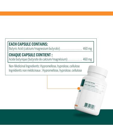 Genestra Brands Butyrate Complex - Butyrate Calcium & Magnesium - Butyric Acid Capsule - Gluten Free & Vegan - 90 Vegetable Capsules - Buy Online on SooperMarket.com