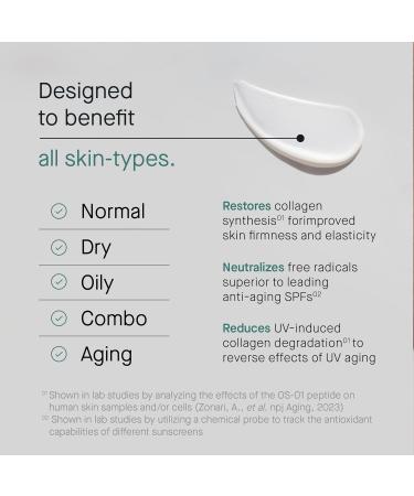 OS-01 Shield Peptide Protect & Repair SPF 30+ Sunscreen | Untinted for All Skin Types - Shop Internationally - Buy Online on SooperMarket.com