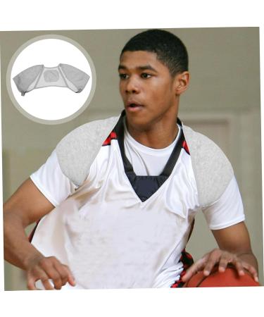 WOONEKY Shoulder Protector Shoulder Support Brace Double Shoulder Support Double Shoulder Brace Spandex Grey - Buy Online on SooperMarket.com