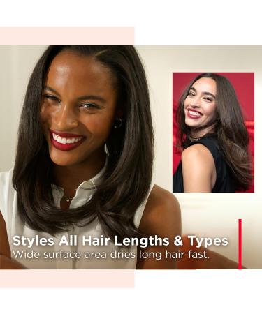 4-in-1 Hot Air Brush Hair Straightener & Styler for All Hair Types Blow Dryer Volumizer & Styling Tool - Buy Online on SooperMarket.com