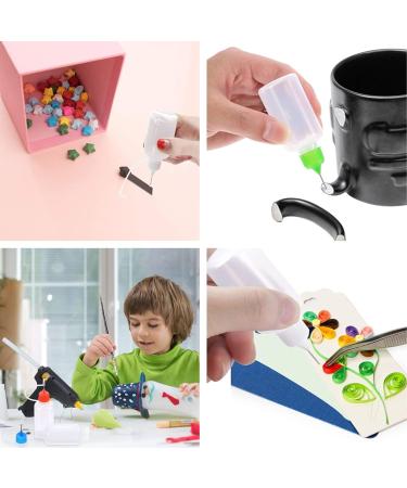 Benecreat 12 Pack 1oz Precision Tip Applicator Bottles Set - DIY Quilling Glue Oiler Bottle with Tips and Caps - Buy Online on SooperMarket.com