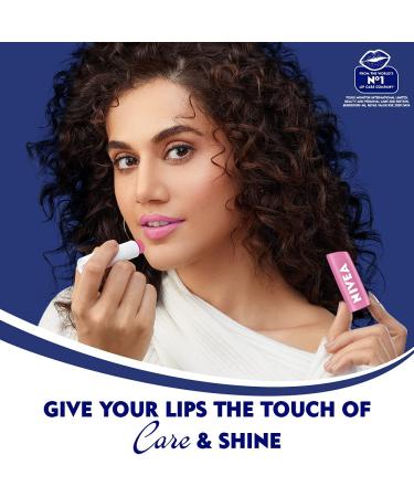Nivea Lip Soft Rose 0.16oz Blister Pack - Hydrating Rose Lip Balm - Buy Online on SooperMarket.com